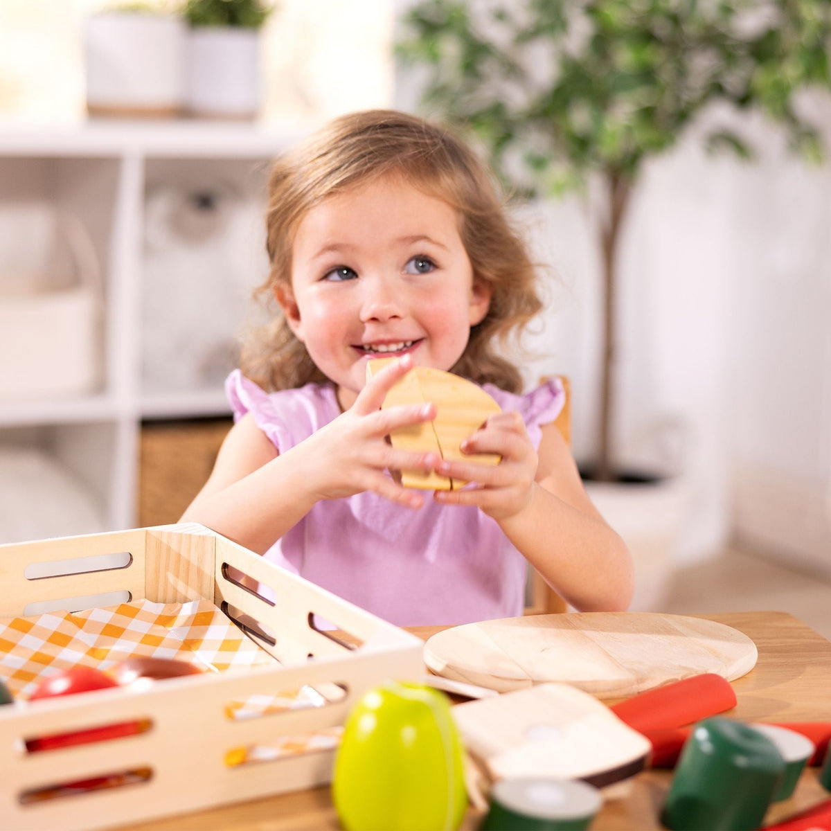 Wooden Cutting Food Playset, Ages 3+ Y2M0 - product image 6