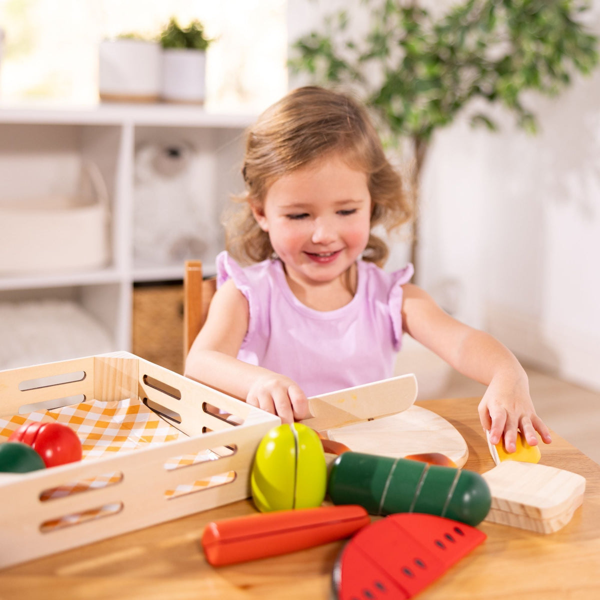Wooden Cutting Food Playset, Ages 3+ Y2M0 - product image 7