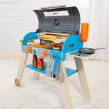 Wooden Deluxe Barbecue Grill, Smoker and Pizza Oven Playset, Ages 3+ W0H0 - product image 2