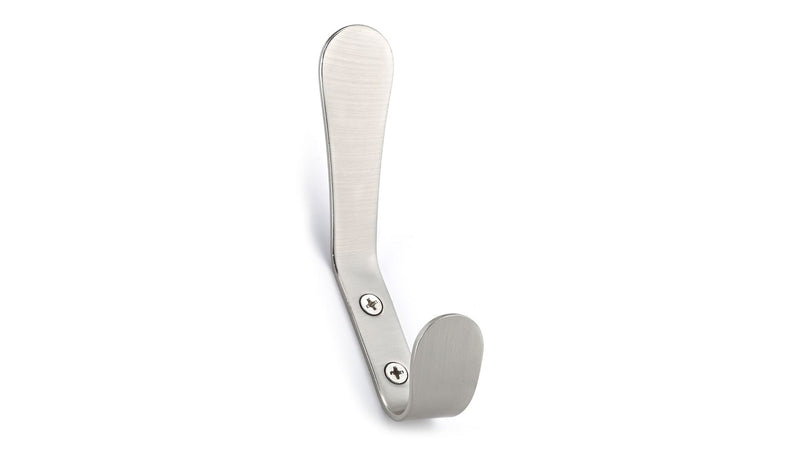 Utility Double Hook, Brushed Nickel Z4H1