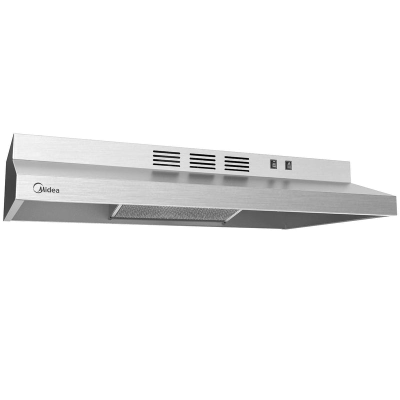 Basic 200 CFM Under the Cabinet Kitchen Exhaust Fan Range Hood, Stainless Steel, 30-in R7H3
