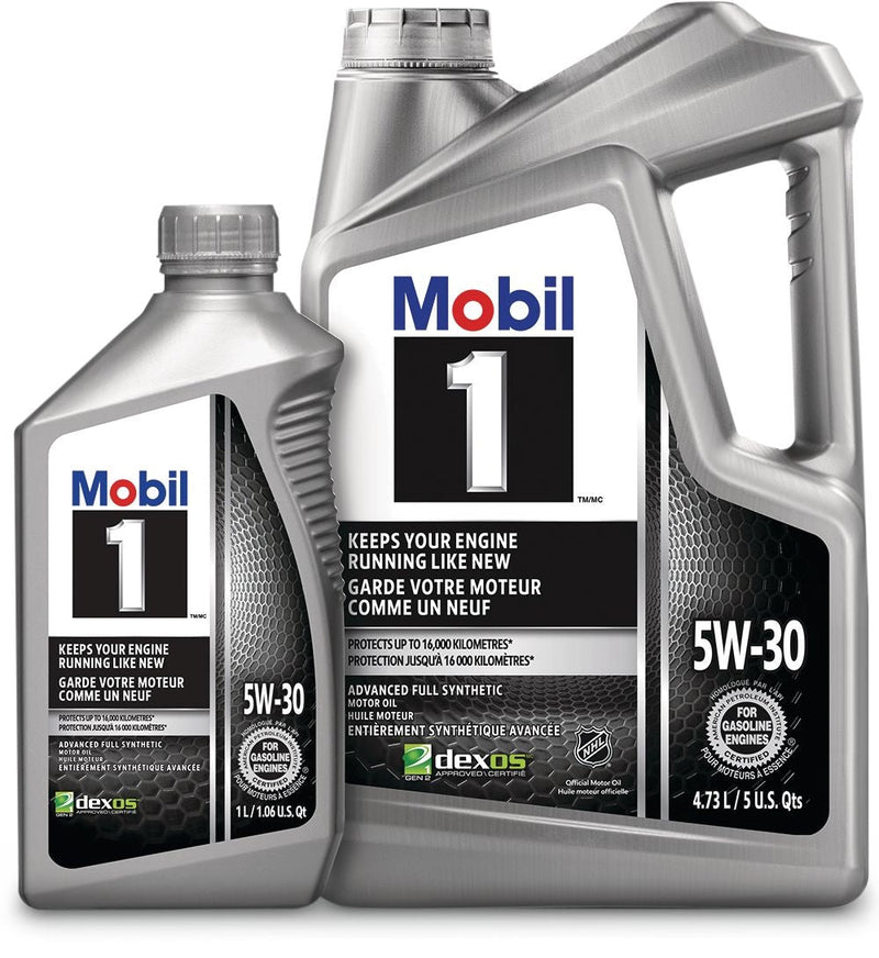 1 5W30 Synthetic Engine/Motor Oil Set, 4.73-L + 1-L P7A4