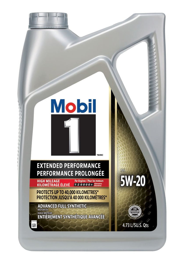1 Extended Performance High Mileage 5W20 Synthetic Engine/Motor Oil, 4.73-L F3D0