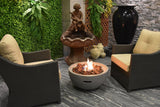 Nantucket Round Propane-Fueled Fire Bowl with Lava Rock & Canvas Cover, 40,000 BTUs, 14-in L2O9 - product image 3