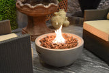 Nantucket Round Propane-Fueled Fire Bowl with Lava Rock & Canvas Cover, 40,000 BTUs, 14-in L2O9 - product image 6