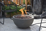 Nantucket Round Propane-Fueled Fire Bowl with Lava Rock & Canvas Cover, 40,000 BTUs, 14-in L2O9 - product image 8