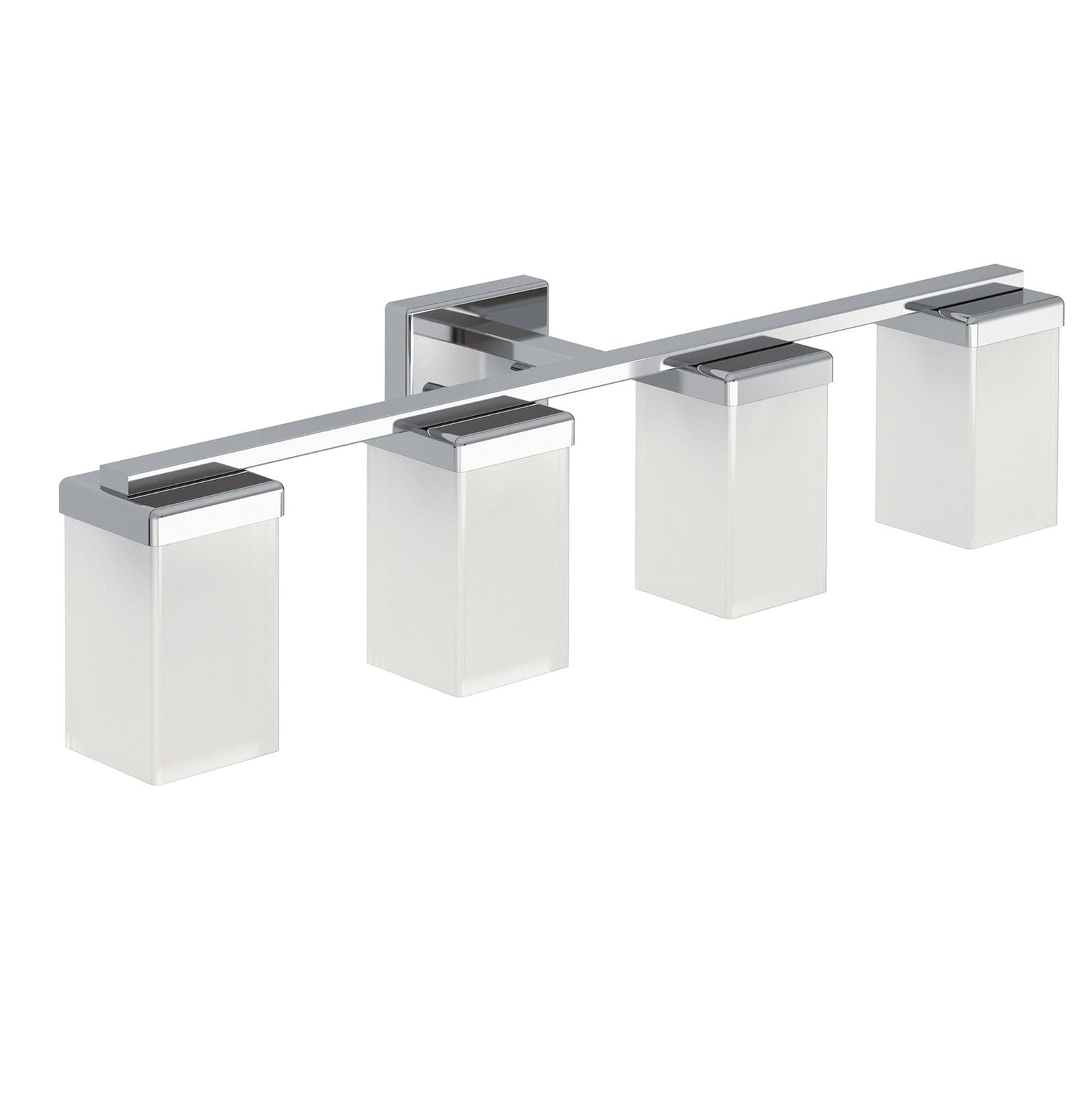 90-Degree Vanity Lighting Fixture, Chrome, 4-L Z7G2 - product image 1
