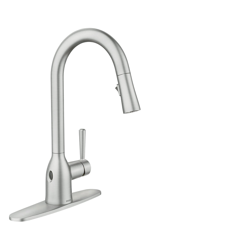 Adler Single Handle Kitchen Faucet with Motionsense, Spot Resist Stainless G8B5