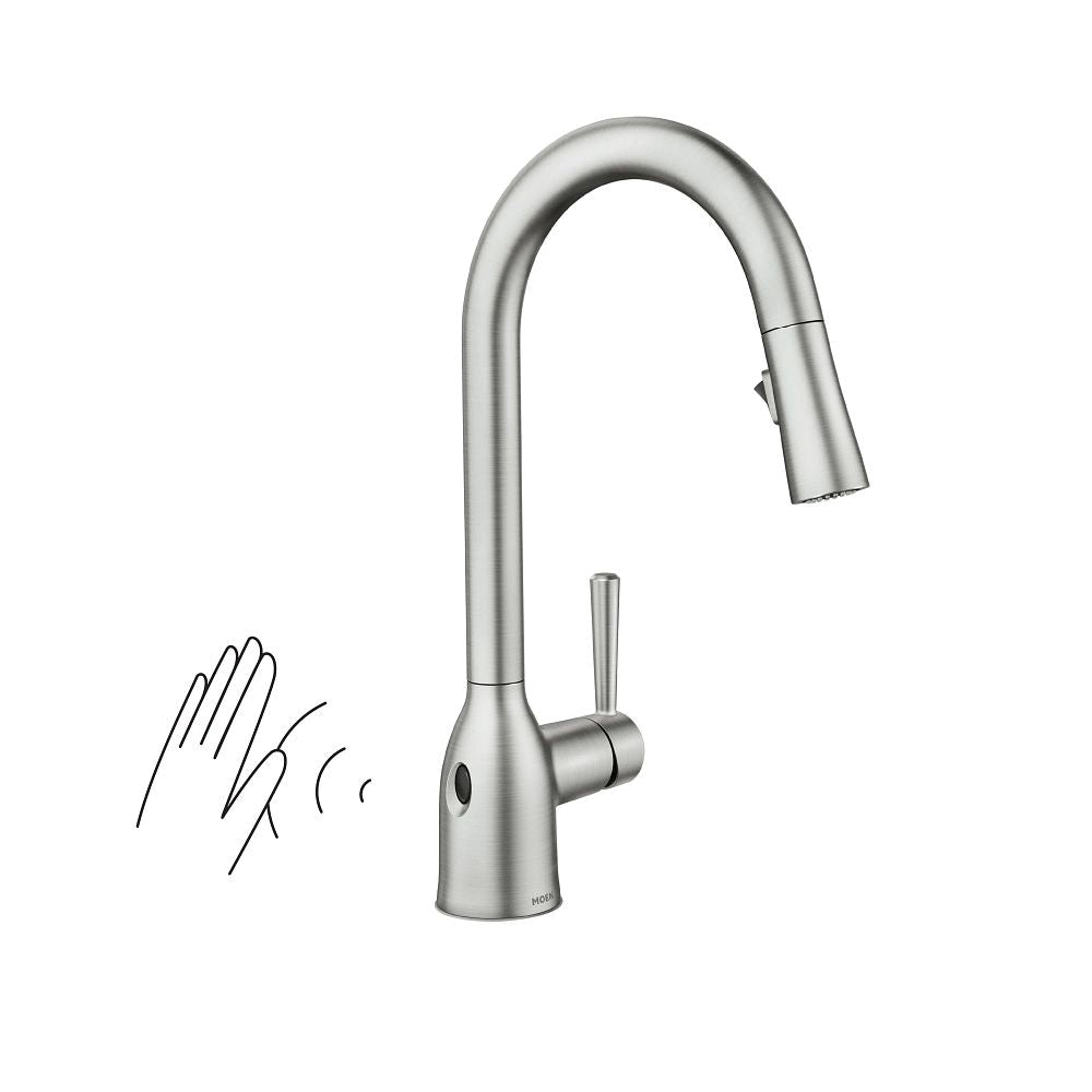 Adler Single Handle Kitchen Faucet with Motionsense, Spot Resist Stainless G8B5 - product image 2