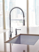 Align Single Handle High Arc Pull Down Sprayer Kitchen Faucet, Chrome U8O0 - product image 6