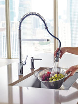 Align Single Handle High Arc Pull Down Sprayer Kitchen Faucet, Chrome U8O0 - product image 8