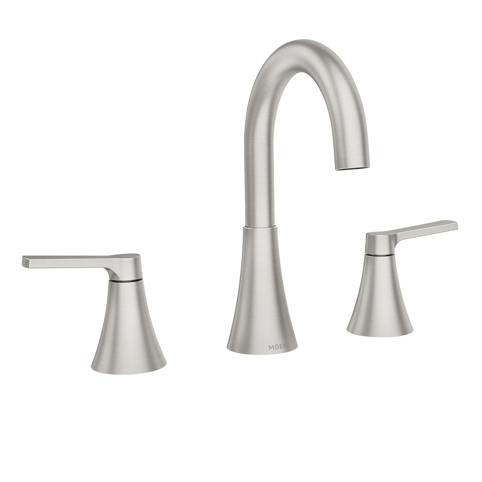 Mikah Double Handle Widespread Bathroom Faucet, Spot Resist Brushed Nickel B3N2 - product image 1