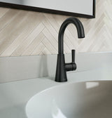 Mikah Single Handle Bathroom Faucet, Matte Black E2M3 - product image 3