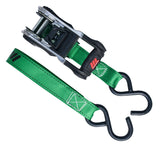 1,500-lb Ratchet Tie Down Straps, with Padded Handle, 1-in x 14-ft E2I1 - product image 4
