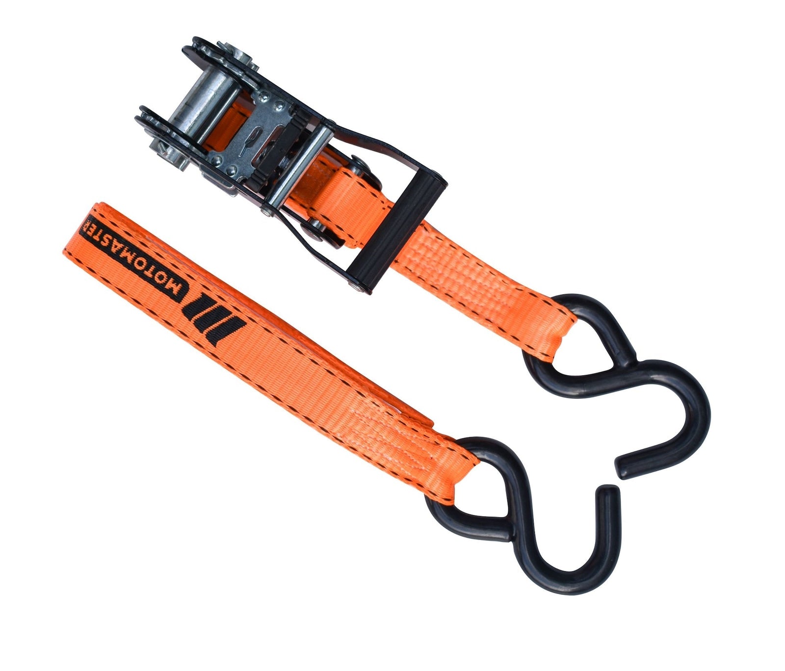 3,000-lb Heavy Duty Ratchet Tie Down Strap, Non-Padded, 1-in x 10-ft, 2-pk B1X5 - product image 2