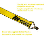 5,000-lb Commercial Ratchet Tie Down Strap with Double-J Hook, 2-in x 25-ft B2Q4 - product image 4