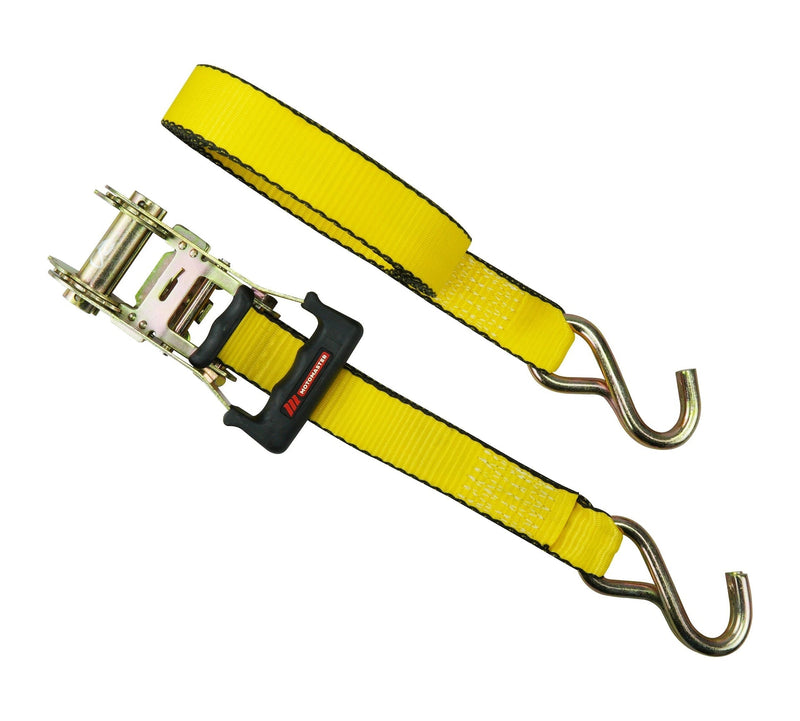 5,000-lb Padded Handle Ratchet Tie Down Strap, 1.5-in x 14-ft G8O5
