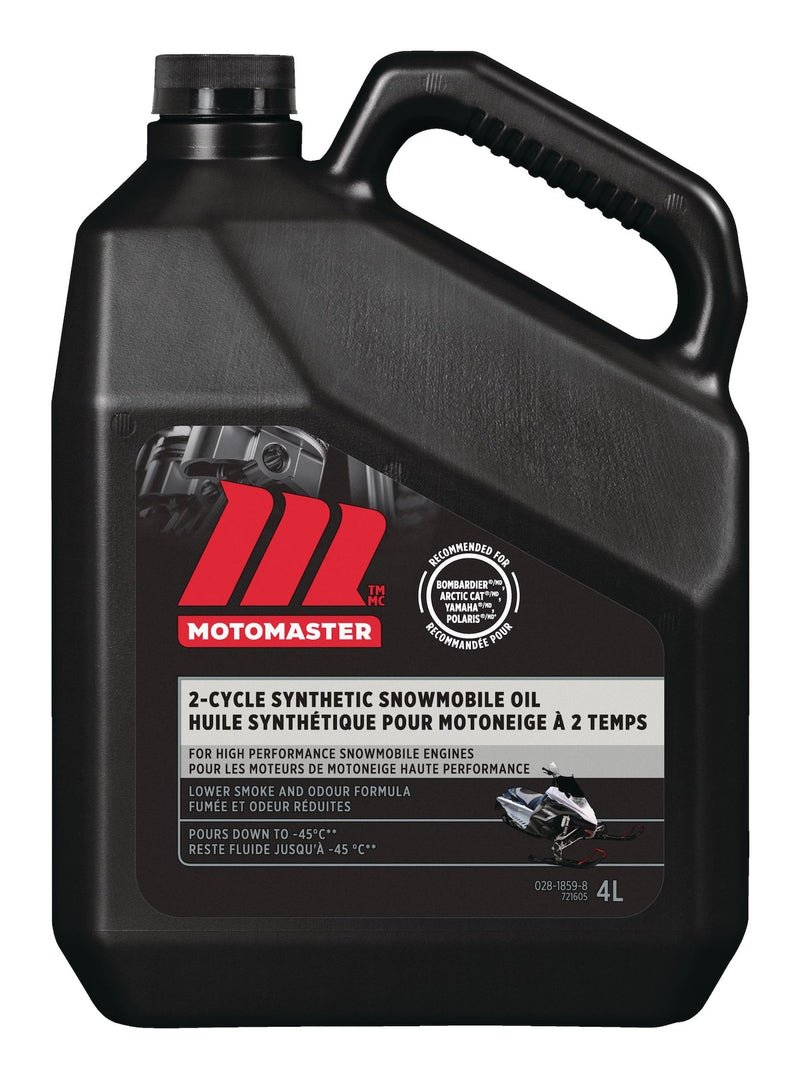 Synthetic 2-Stroke Snowmobile Oil, 4-L L3T9