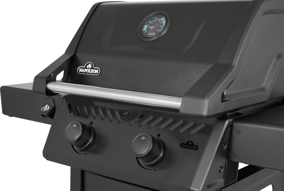 Rebel 365 2-Burner LP Gas BBQ, Matte Black S1A4 - product image 3