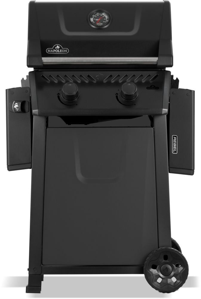 Rebel 365 2-Burner LP Gas BBQ, Matte Black S1A4 - product image 4