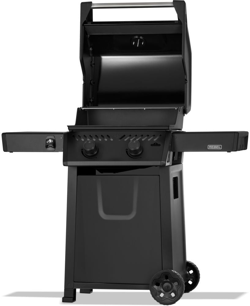 Rebel 365 2-Burner LP Gas BBQ, Matte Black S1A4 - product image 5