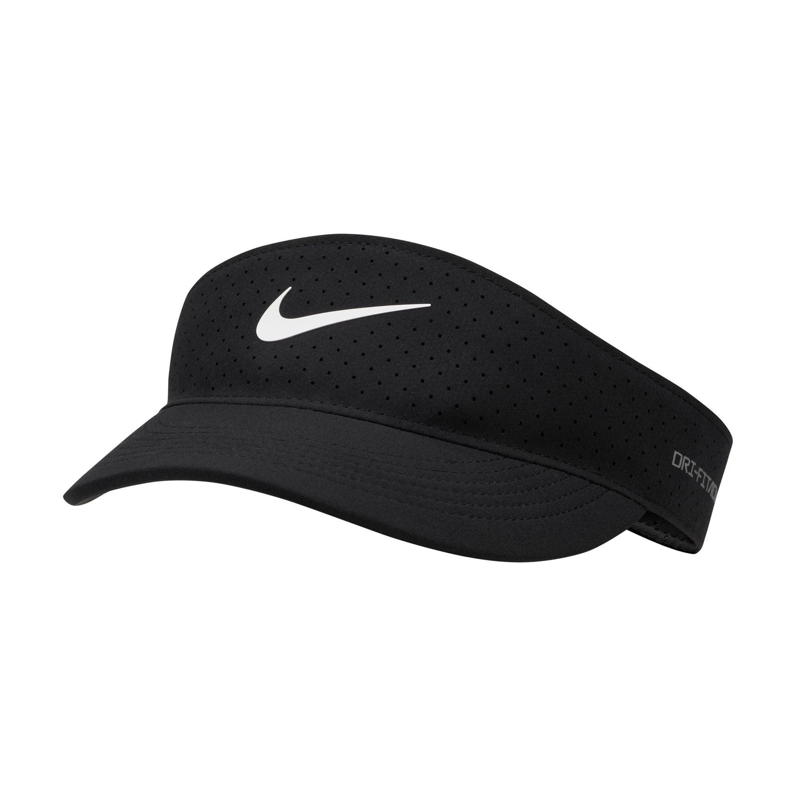 Golf Dri-Fit Visor with Adjustable Closure, Men's/Women's Unisex, Black/White, One Size K7I1 - product image 1