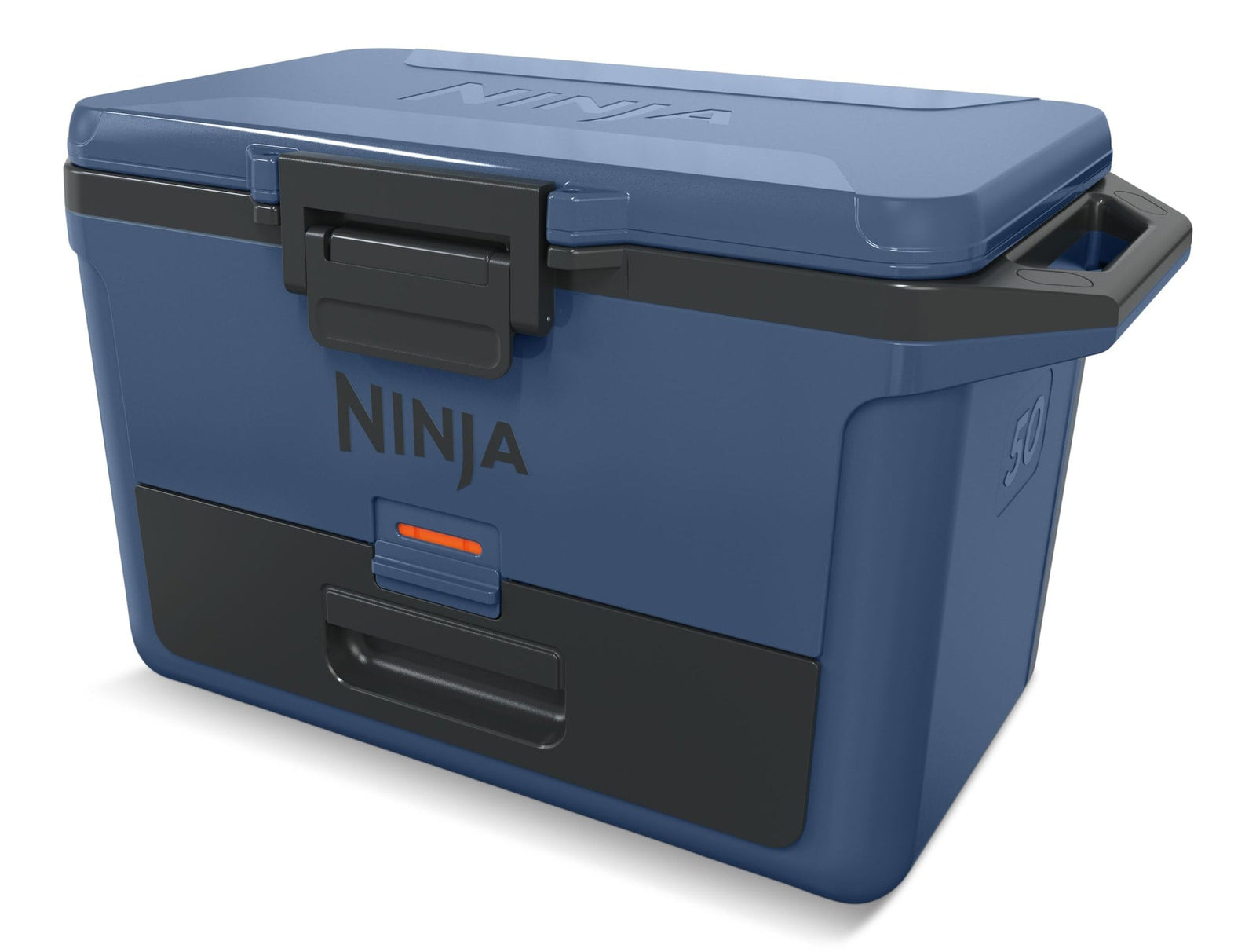 FrostVault 50-Quart Portable Hard Cooler with DryChill Drawer, Blue, 47-L R1U7 - product image 1