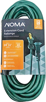 24-ft 11-in 16/2 Outdoor Extension Cord with 1 Outlet, Green A3Z2 - product image 1