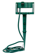 3-Outlet Outdoor Power Stake with 6-ft Cord, Green M6A7 - product image 3
