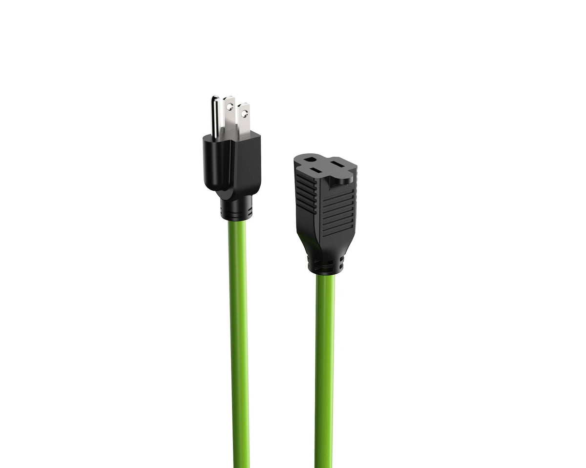 82-ft 16/3 Outdoor Extension Cord with Grounded Outlet, Lime Green V0T0 - product image 3