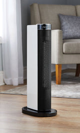 Digital Tower Ceramic Heater withRemote Control & Thermostat, 1500W, White, 24-in D6H4 - product image 8