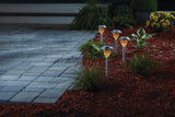 Outdoor Pure White LED Solar Stainless Steel Garden & Pathway Stake Lights, 10-Pk E1N4 - product image 3