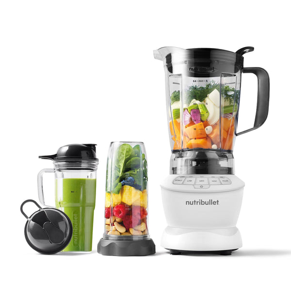 Full Sized & Single Serve Blender Combo, Includes 64-oz Pitcher & Accessories, 1200W K6K5