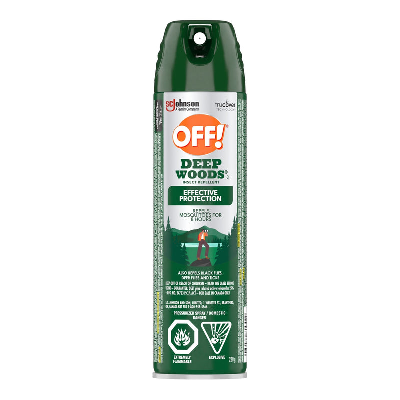 ! Deep Woods 8-Hour 25% DEET Bug Spray, 230-g I5Y1