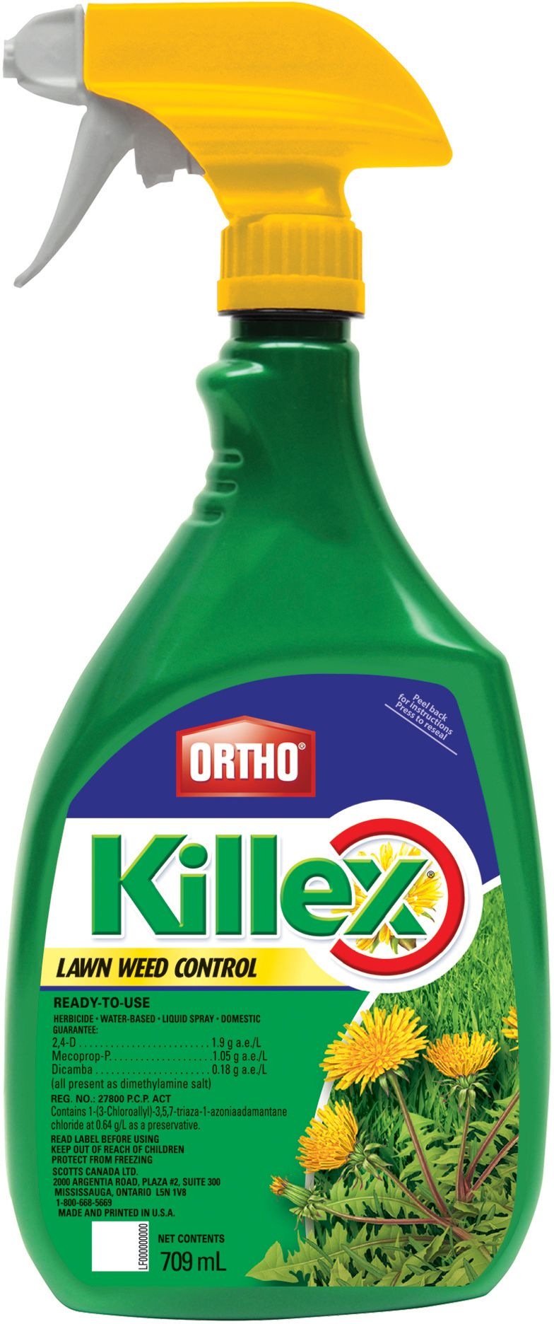 Killex Ready-to-Use Lawn Weed Control/Killer, Herbicide, 709-mL E6X7 - product image 1