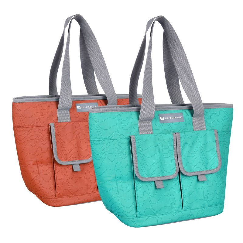 Beach Tote Insulated Soft Cooler, 24-Can L5O8