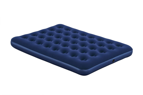 Double Single-High Inflatable Air Mattress/Airbed with Flocked Top & Repair Kit D2F7