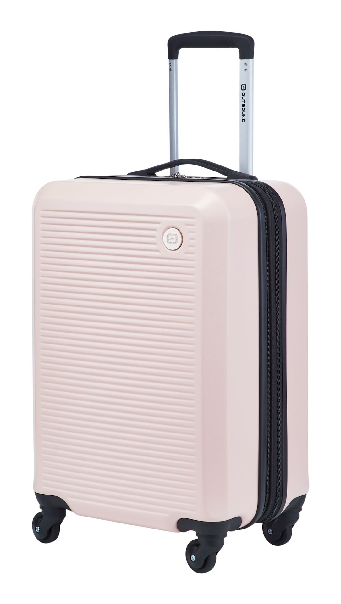 Hardside Carry-On Spinner Flex Travel Suitcase, Pink, 21-5/8-in E5J8 - product image 1