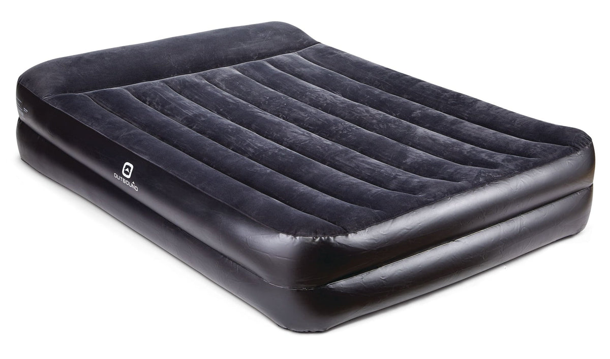 Queen Double-High Inflatable Air Mattress/Airbed with Built-In 120V Pump & Pillow D5J0 - product image 1