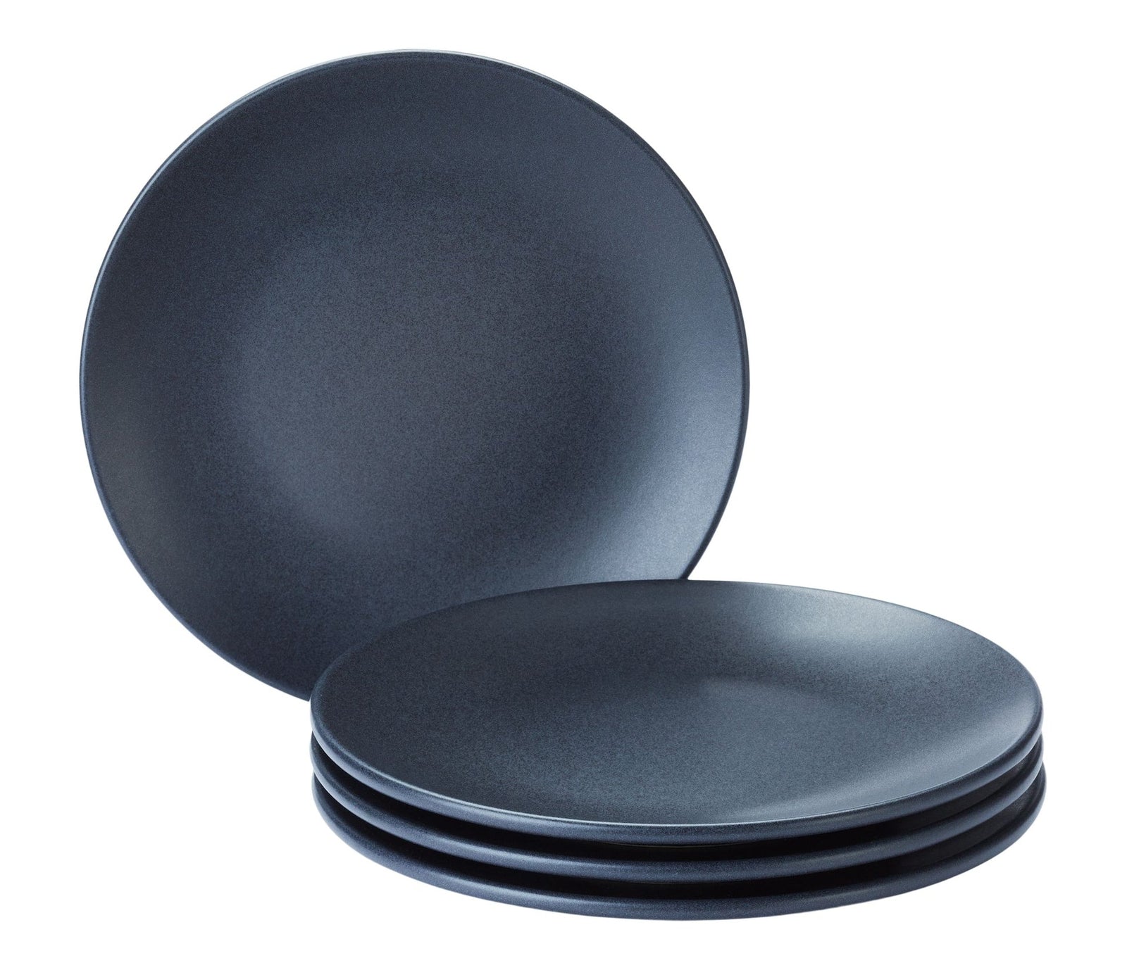 Dorset Stoneware Side Plate Set, Oven Safe, 4-pk, Black Reactive P5F3 - product image 1
