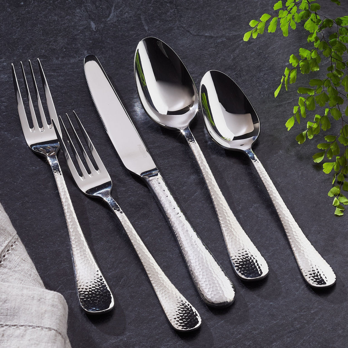 Hammered Flatware Set, Serves 4, 20-pc R9S5 - product image 6