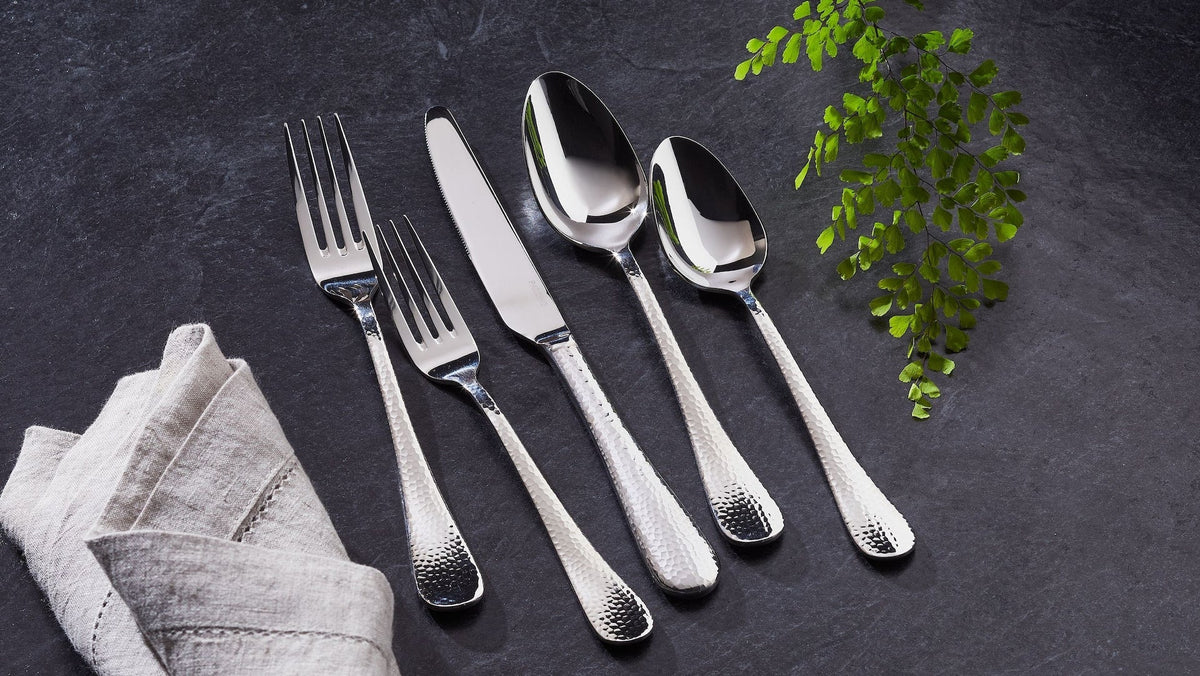 Hammered Flatware Set, Serves 4, 20-pc R9S5 - product image 7