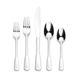 Morell Modern Paddle Mirror Finish Stainless Steel Flatware Set, Serves, 20-pc S8L3 - product image 1