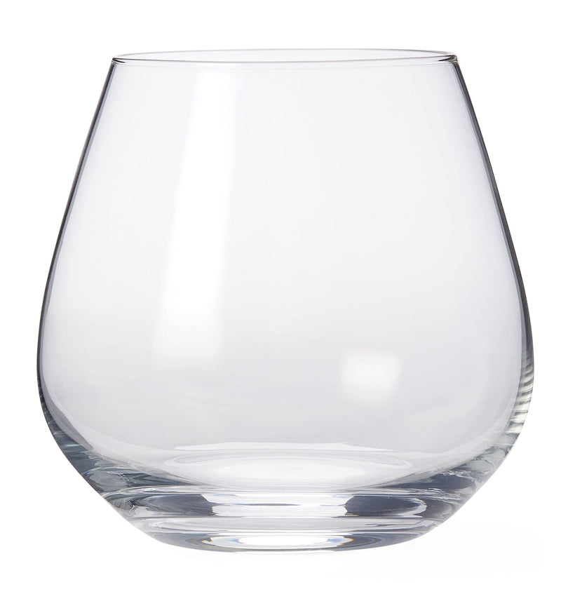 Professional Afton Stemless Wine Glasses, Clear, 20.4-oz, 4-pk P1S2