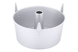 Professional Uncoated Aluminum Angel Food Cake Pan, Silver E6U2 - product image 1
