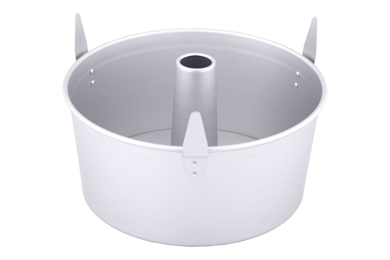 Professional Uncoated Aluminum Angel Food Cake Pan, Silver E6U2 - product image 1