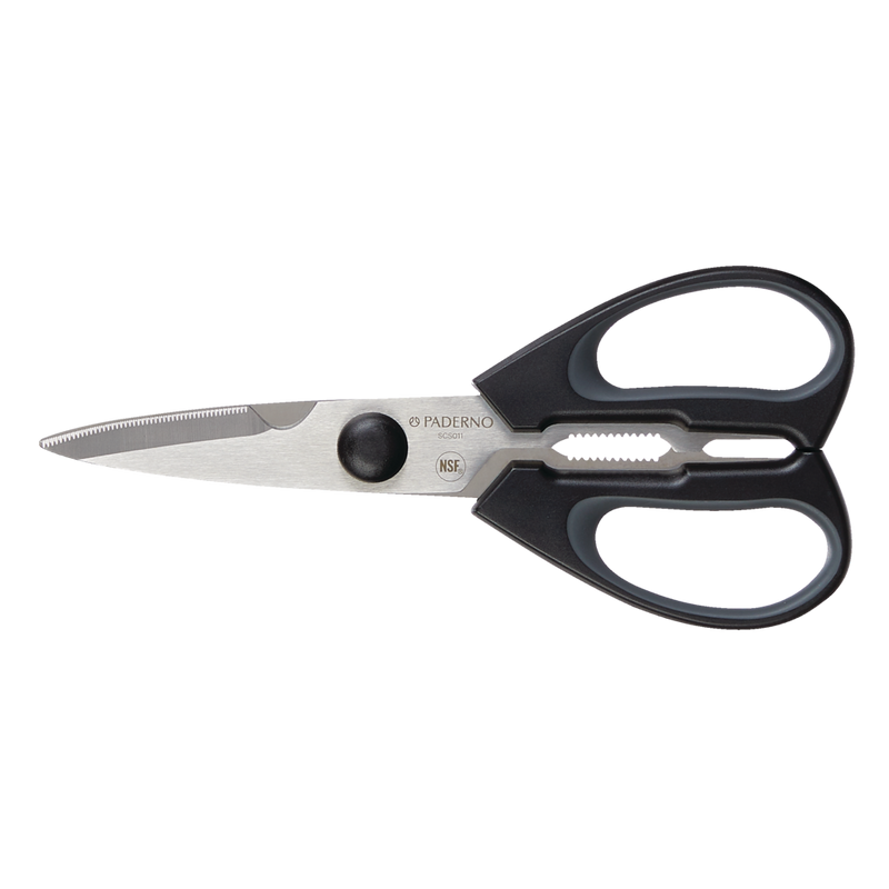 Stainless Steel Multi-Purpose Kitchen Shears with Ergonomic Grip and Built-In Bottle Opener U6R1