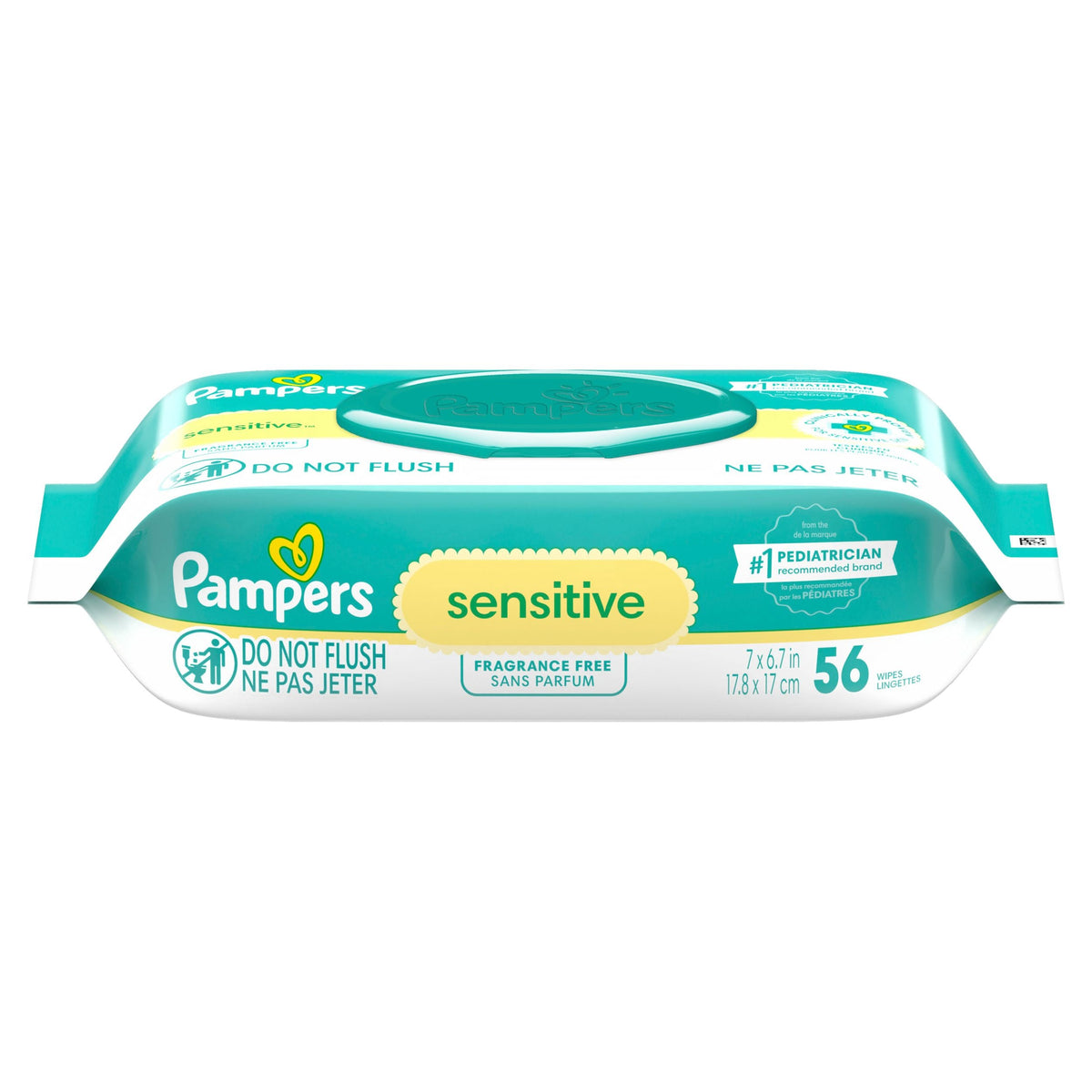 Sensitive Baby Wipes 1X Pop-Top, 56 Count F9B7 - product image 1