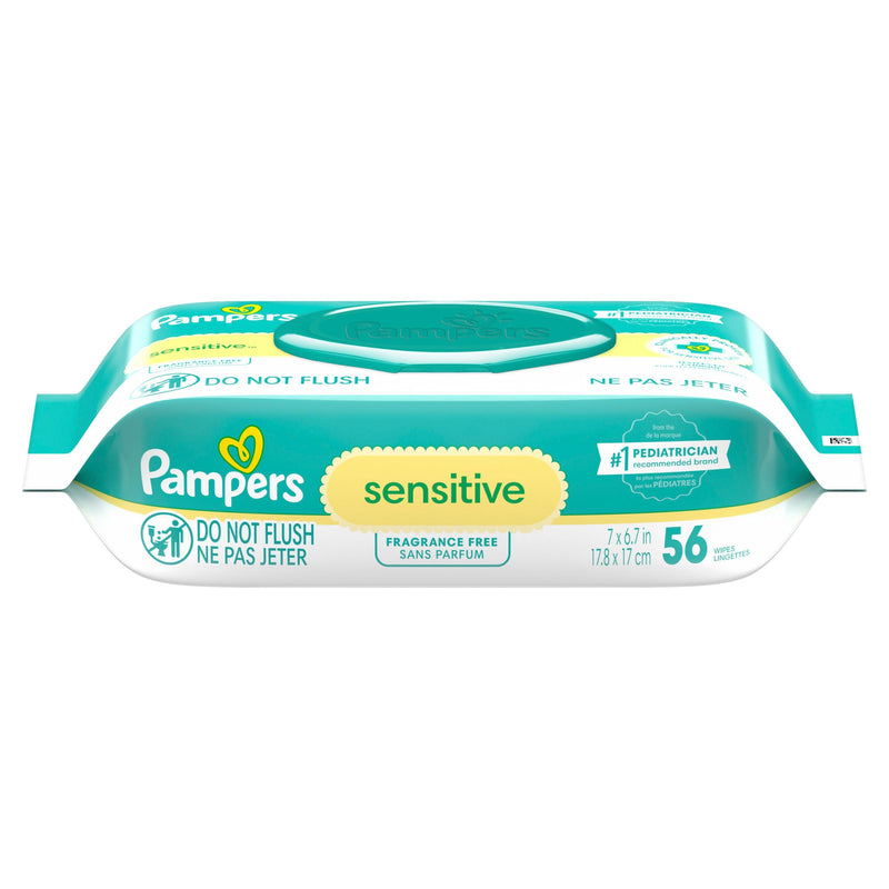 Sensitive Baby Wipes 1X Pop-Top, 56 Count F9B7