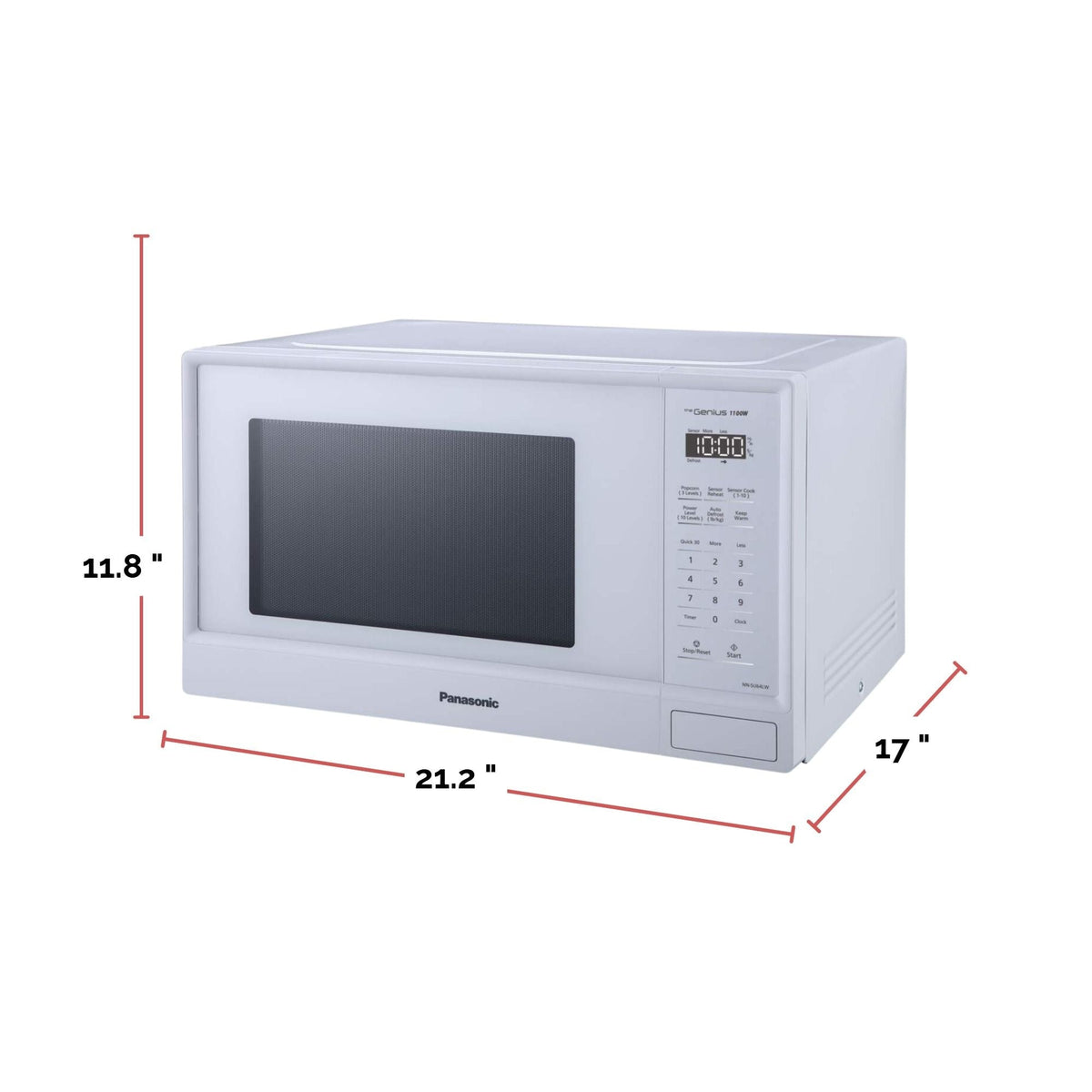 NN-SU64LW Countertop Microwave Genius Sensor Cooking, 1.3-cu.ft., Matte White D3N8 - product image 5